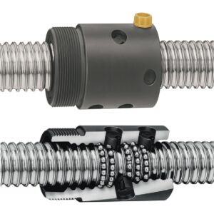 M/1101144 - NX 20X5R N/S WPR CI - Universele kogelmoer op huls, VX of SX schroef, met wissers, composiet inzetstukken